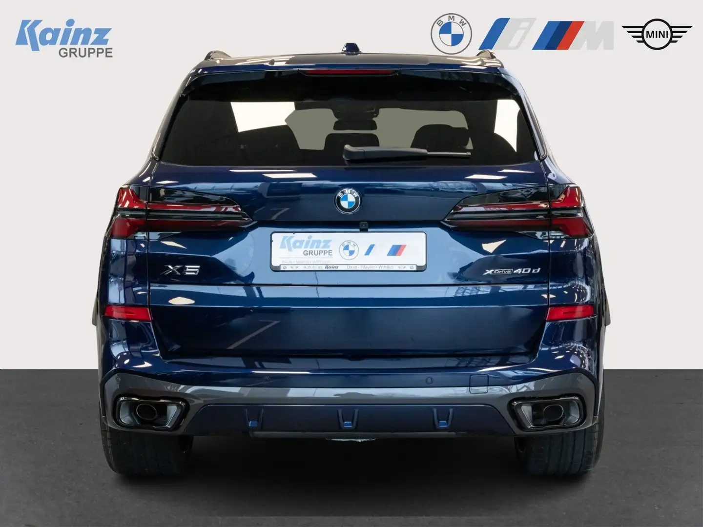 BMW X5 xDrive40d Bleu - 2