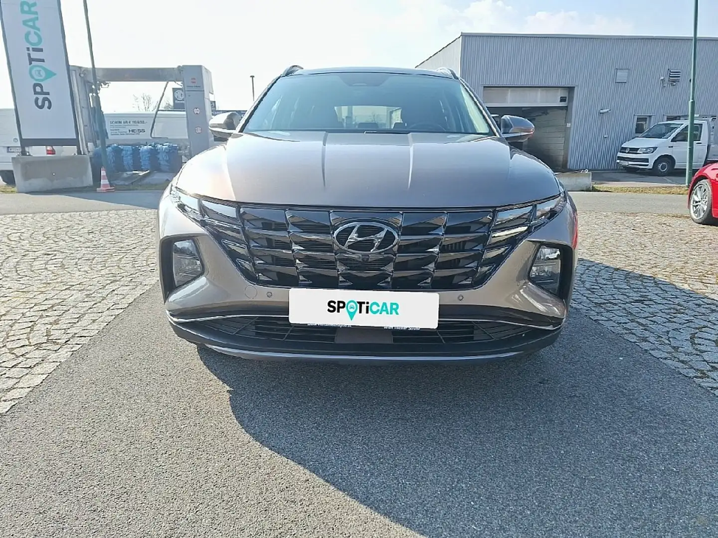 Hyundai TUCSON Tucson 1,6 T-GDI Hybrid 4WD Prestige Line Aut. Braun - 2