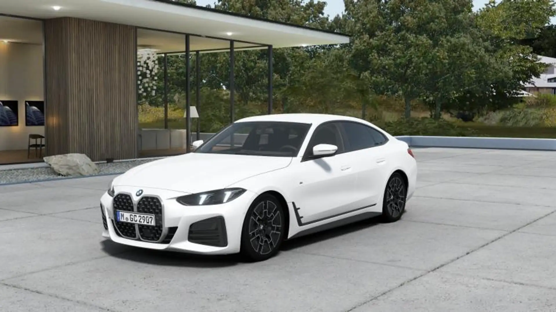 BMW 420 420d Gran Coupe mhev 48V xdrive MSport auto Bianco - 1