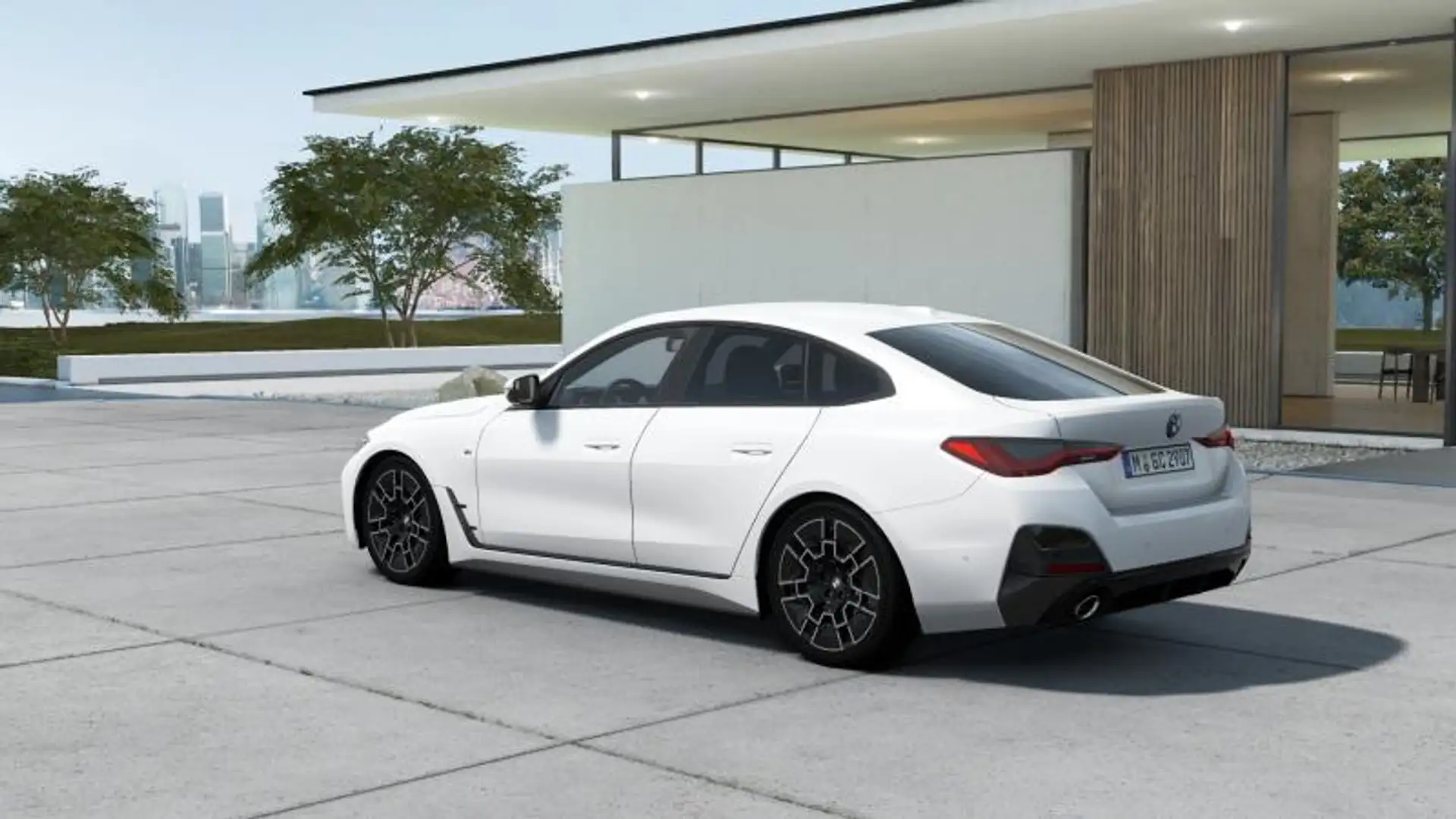 BMW 420 420d Gran Coupe mhev 48V xdrive MSport auto Bianco - 2