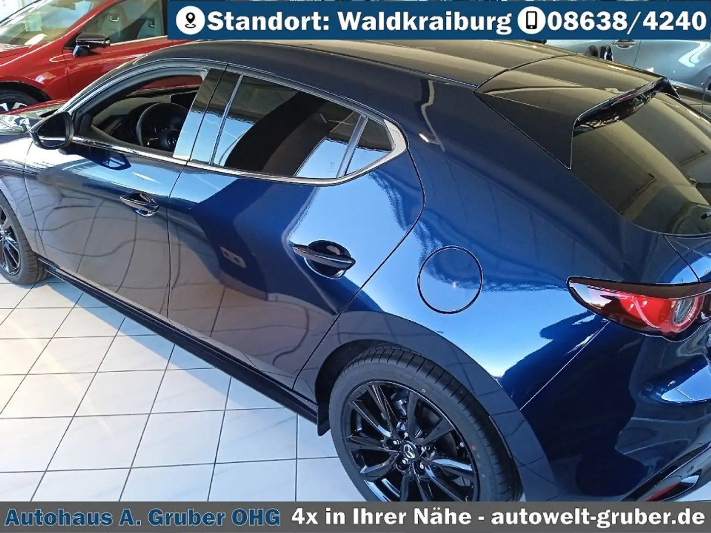 Mazda 3 2.0L e-SKYACTIV X 186ps Automatik Exclusive Bleu - 2