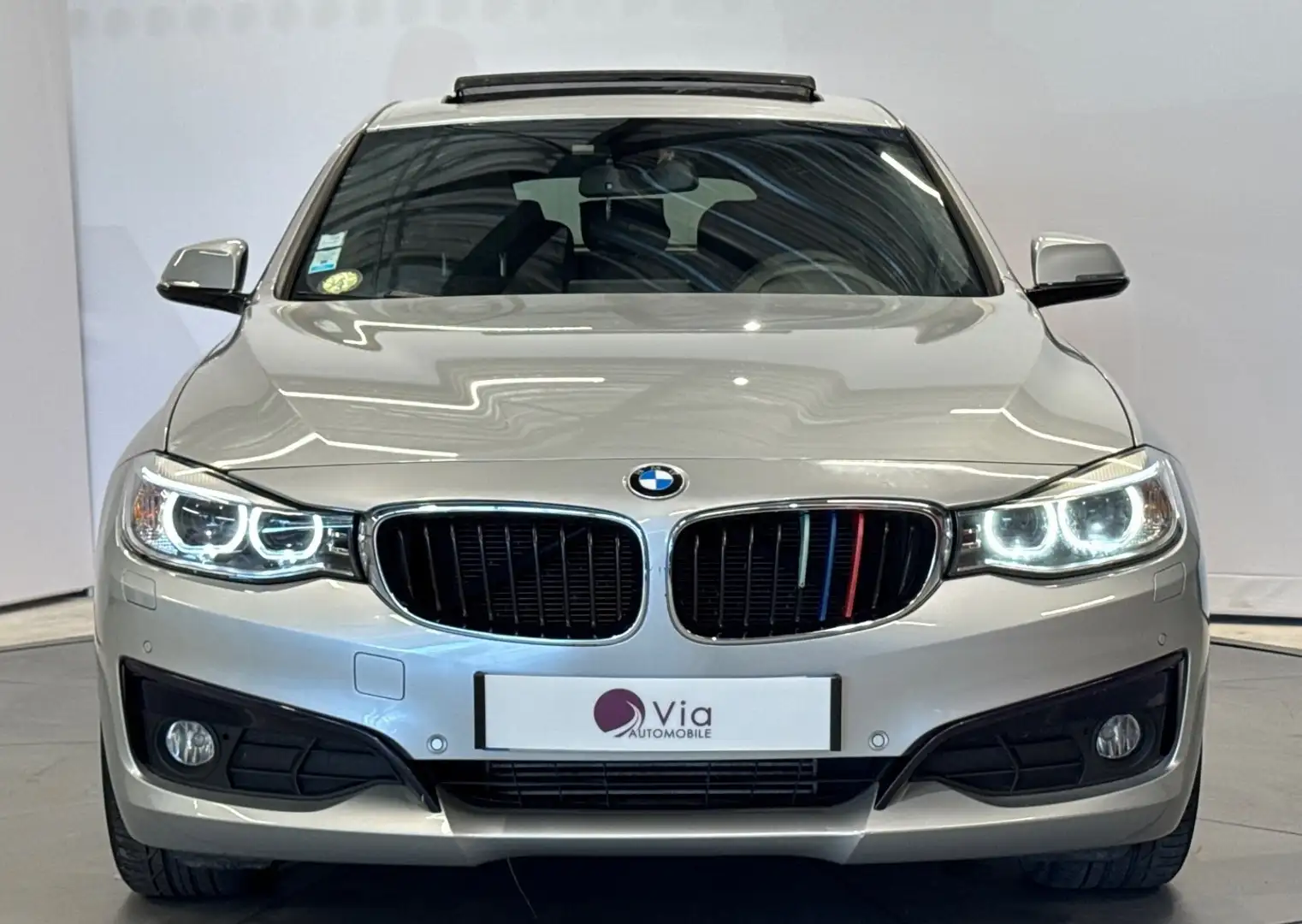 BMW 318 Gran Turismo 318d 150 Sport SHADOW LINE TOIT OUVRA Gris - 2