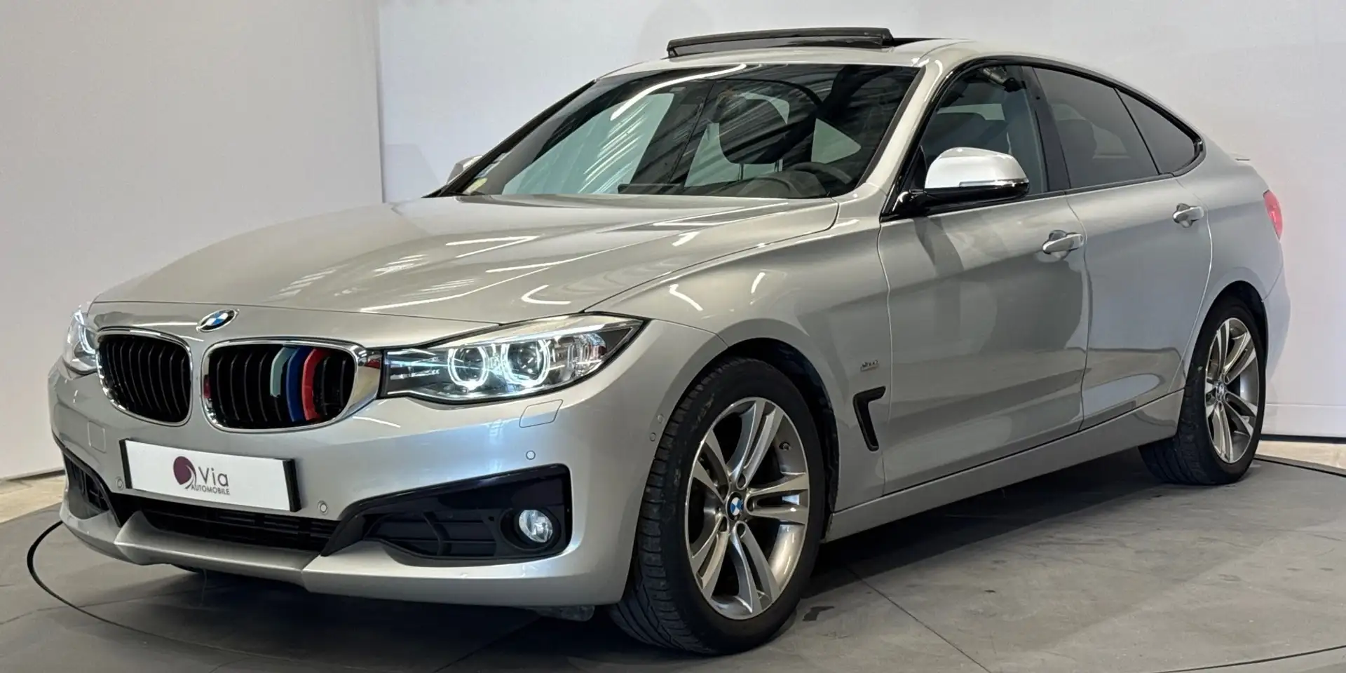 BMW 318 Gran Turismo 318d 150 Sport SHADOW LINE TOIT OUVRA Gris - 1