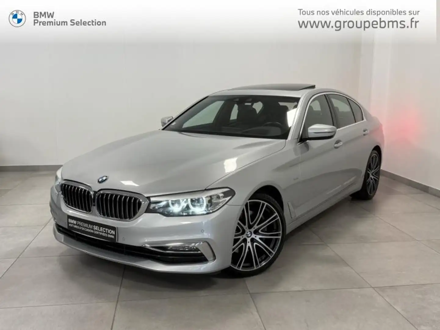 BMW 530 530dA 265ch Luxury Euro6d-T Argent - 1