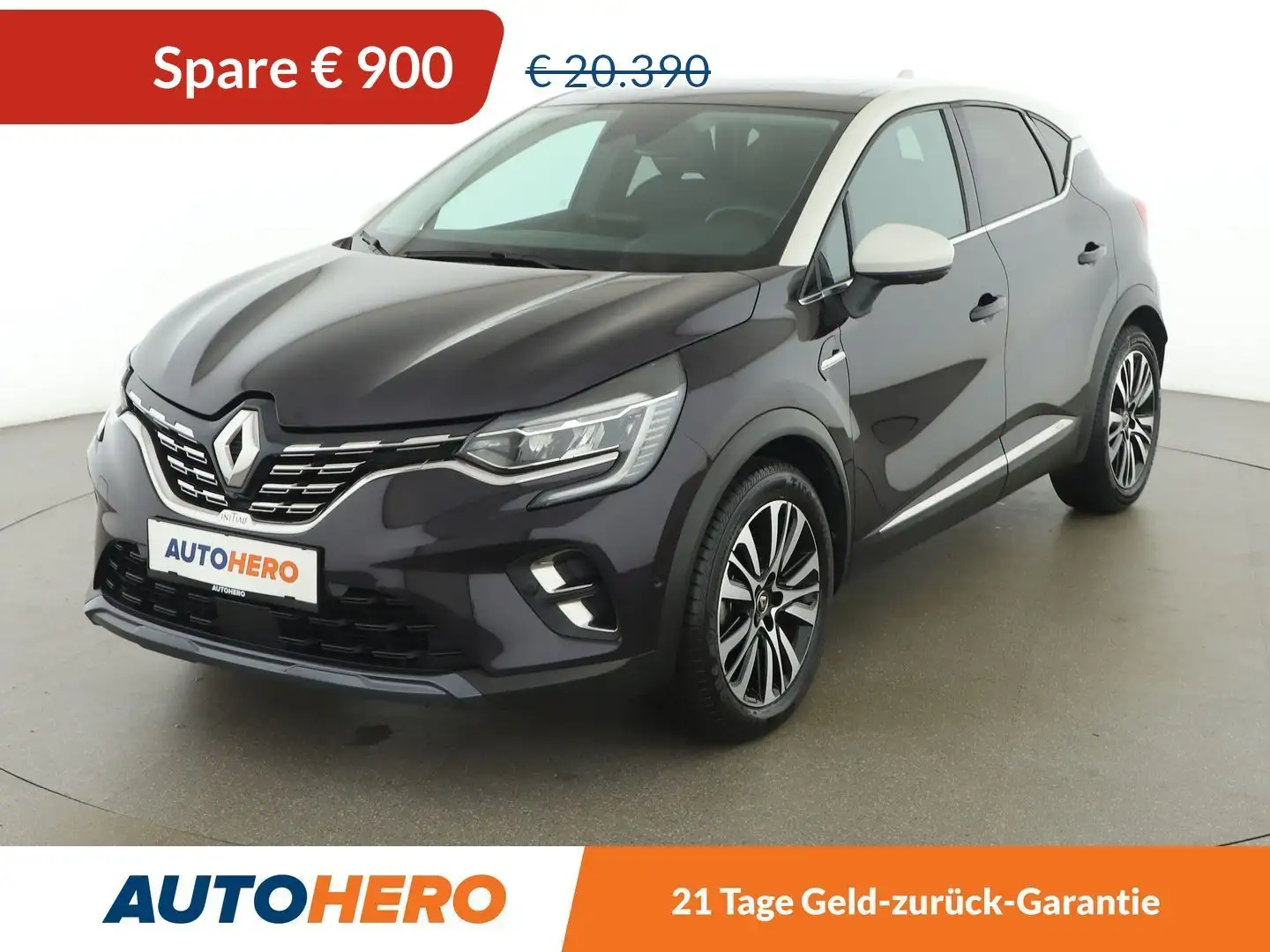 Renault Captur 1.5 BLUE dCi Initiale Paris Aut. *LED*SPUR*TOT*360 Schwarz - 1