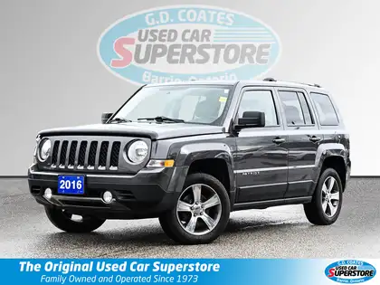 Gray 2016 Jeep Patriot SUV / Crossover Four-Wheel Drive 6-Speed Automatic