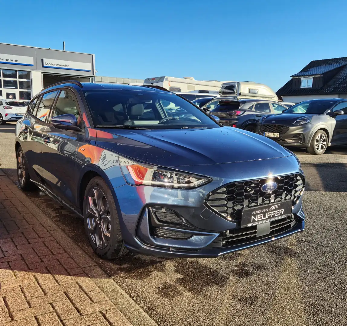 Ford Focus Turnier ST-Line X MHEV/Automatik/LED/ACC/Garantie Blau - 2
