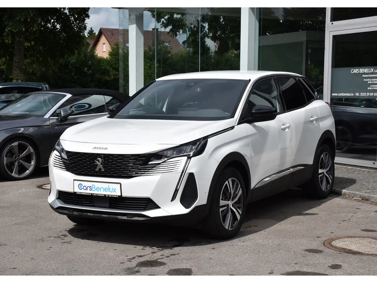 Peugeot 3008 1.2 Hybrid Allure e-DSC6 LANE CAM PARK 1° MAIN Blanc - 2