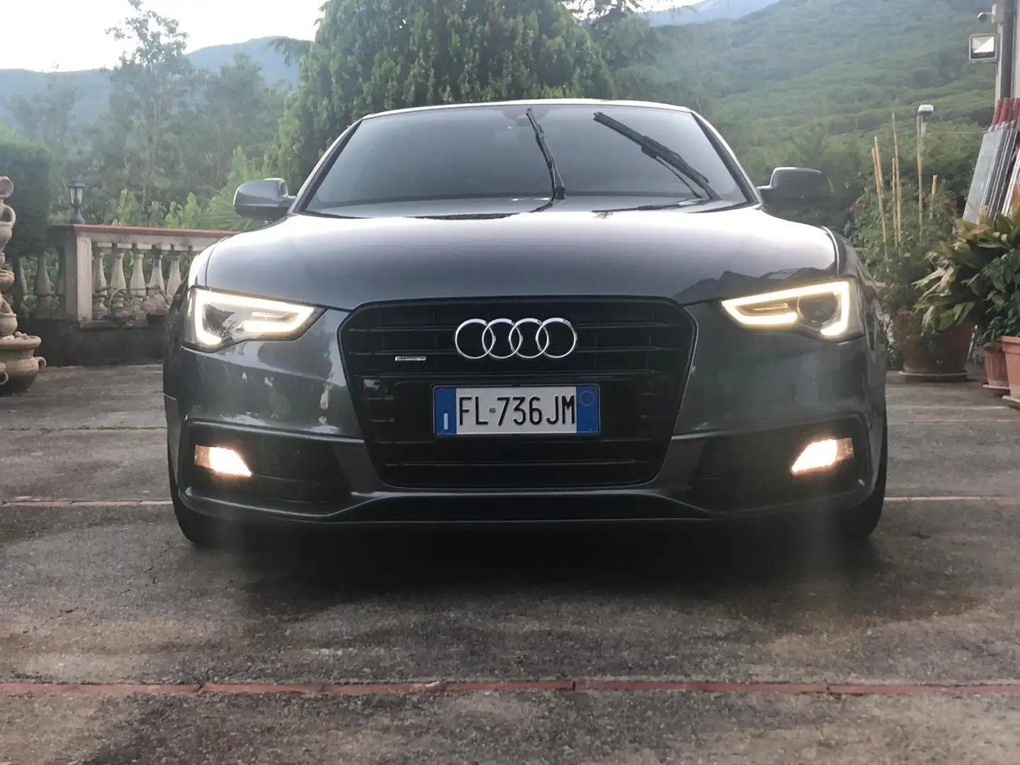 Audi A5 2.0Tdi Coupe S-Line Quattro-1Pro-Manuale-Xenon Grigio - 1