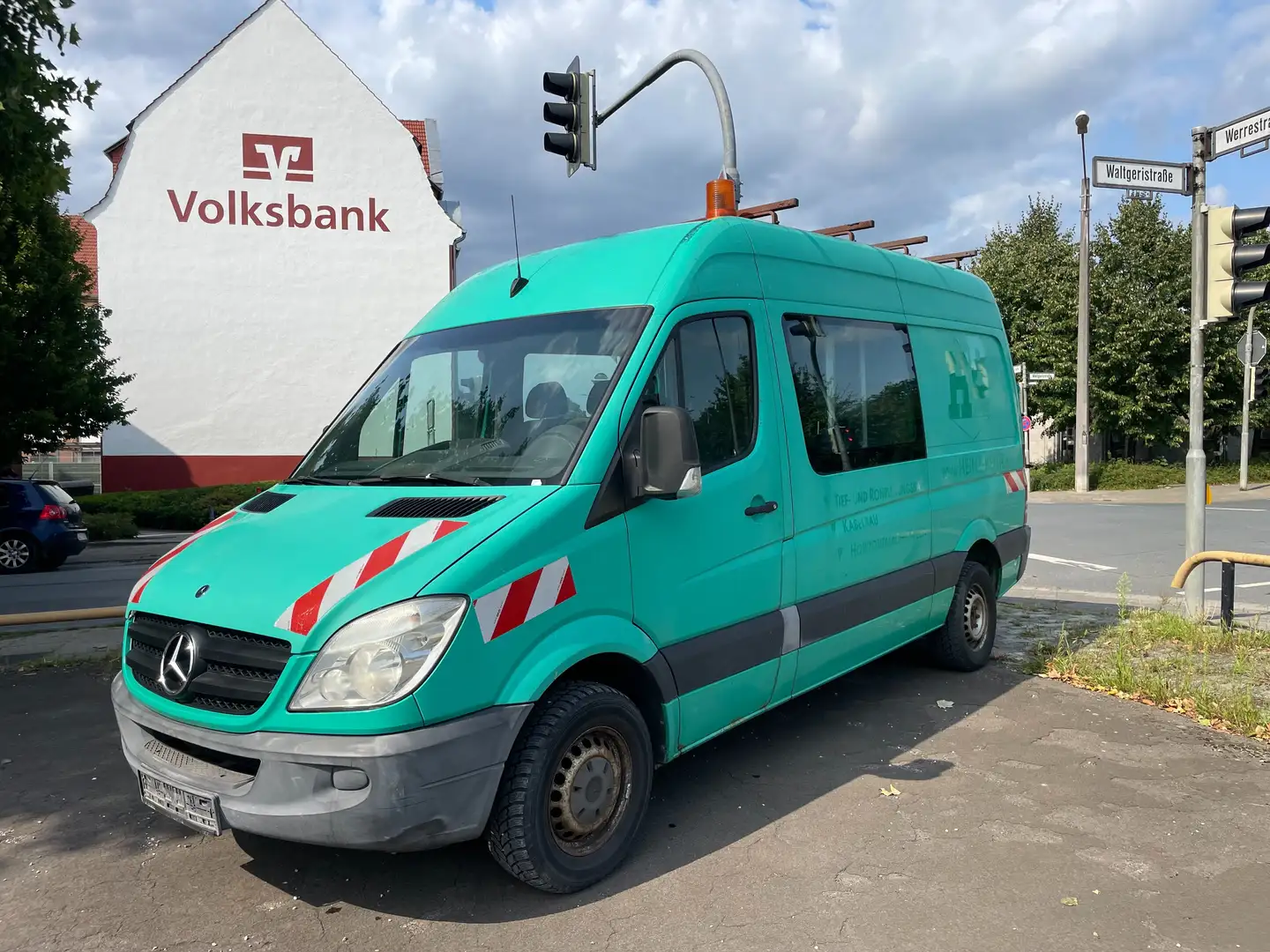 Mercedes-Benz Sprinter *2.HAND*316CDI*AHK*STANDHEIZUNG* Grün - 1