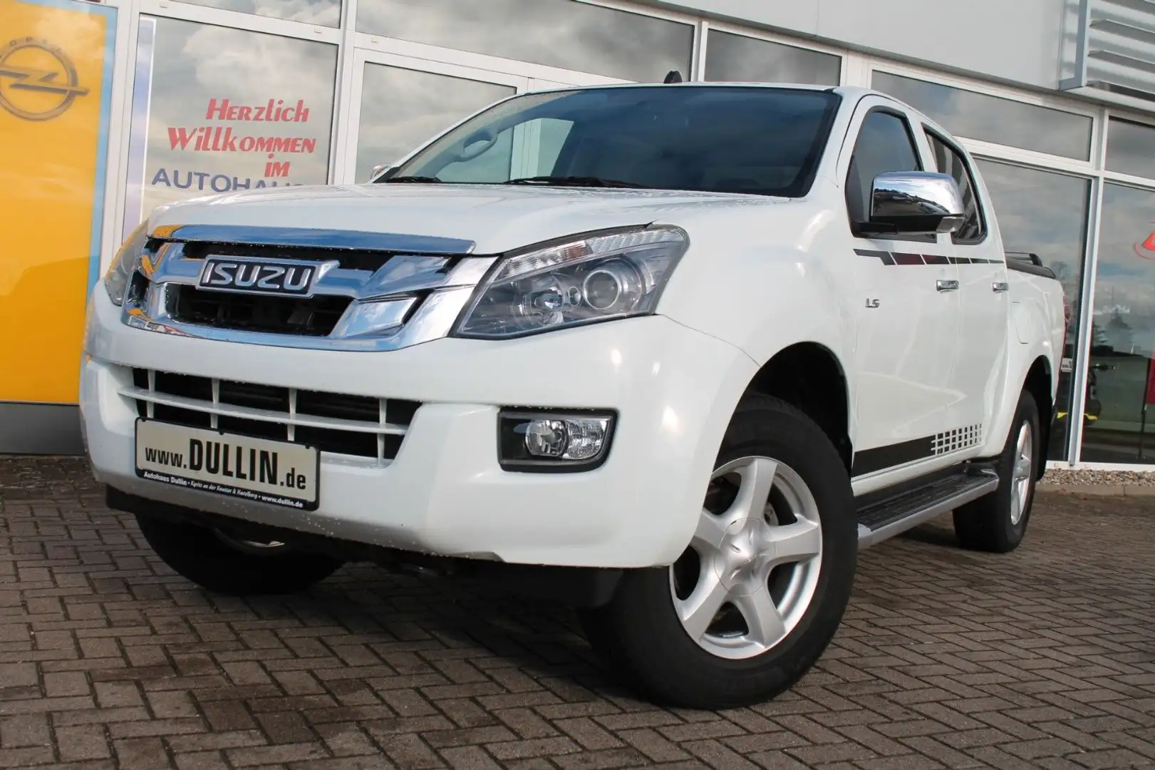 Isuzu D-Max 2,5 TD DOKA  Klima 4x4 Anhängerzug+TwinTop Blanc - 1