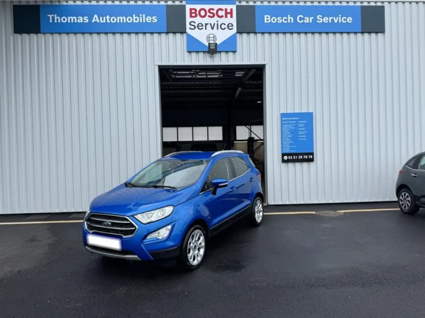Ford EcoSport 1.0 EcoBoost 125ch Titanium Bleu - 1