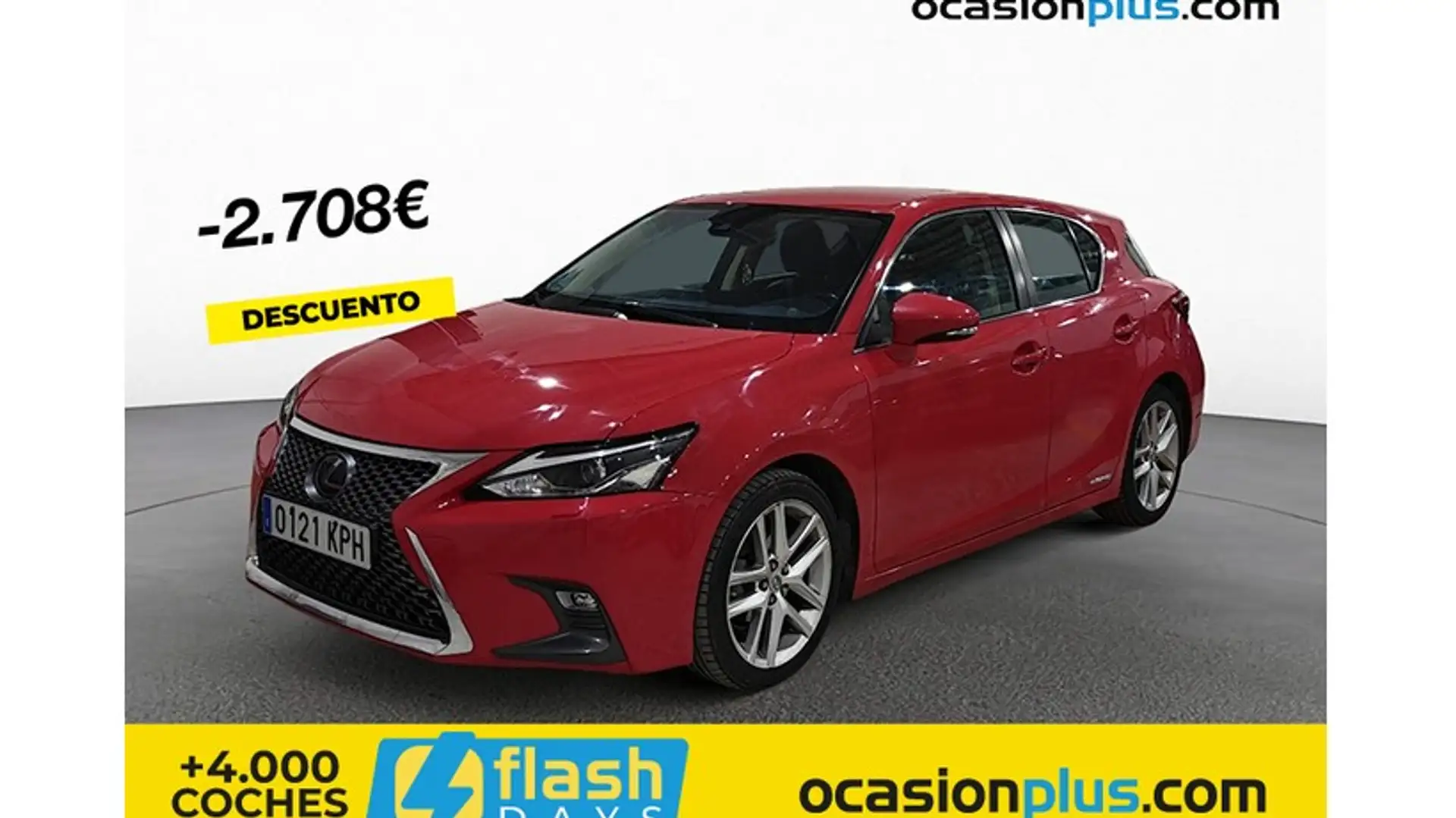 Lexus CT 200h Executive Rojo - 1