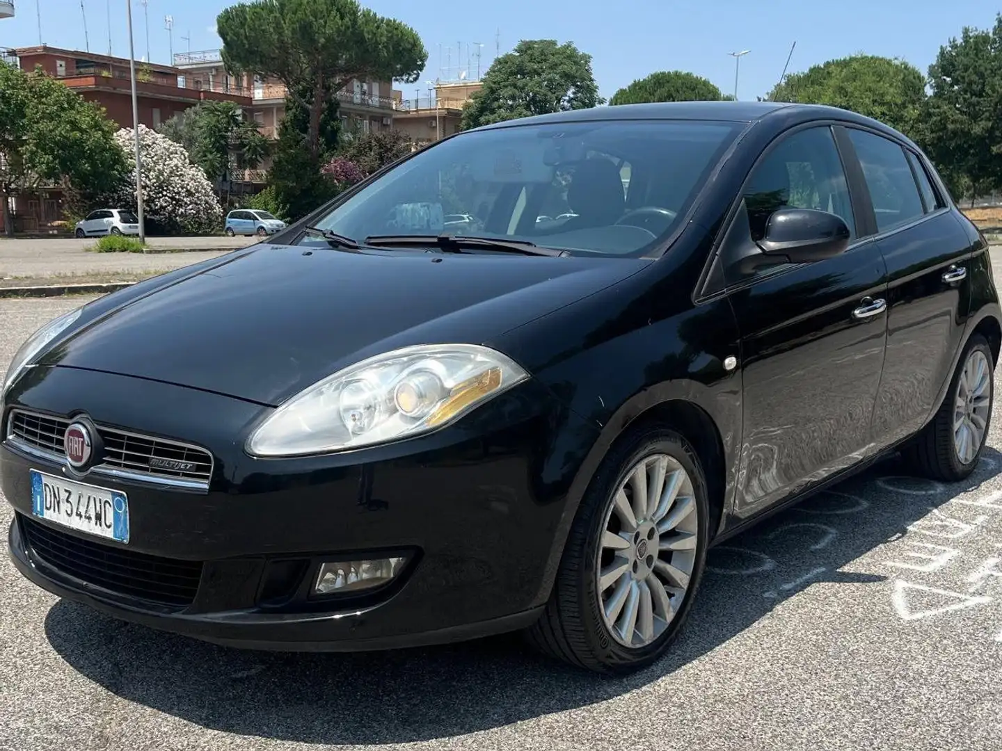 Fiat Bravo 1.9 mjt lounge Zwart - 1