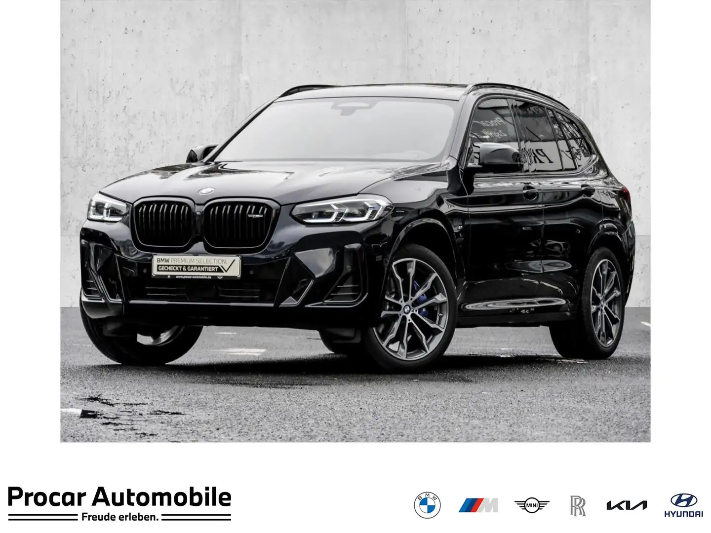 BMW X3 M 40i M SPORT+H/K+HuD+PANO+AHK+DA PROF Noir - 1
