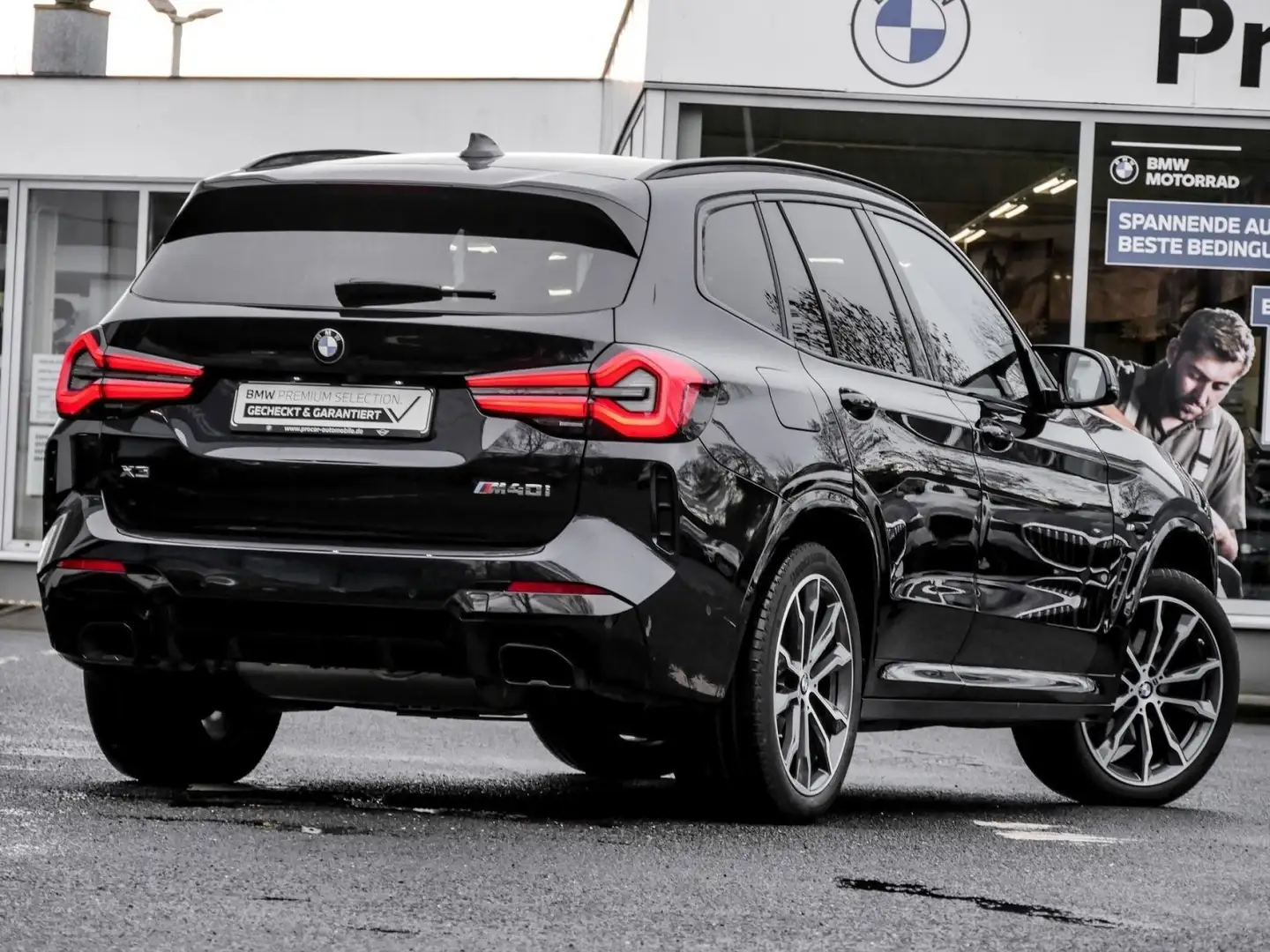 BMW X3 M 40i M SPORT+H/K+HuD+PANO+AHK+DA PROF Noir - 2