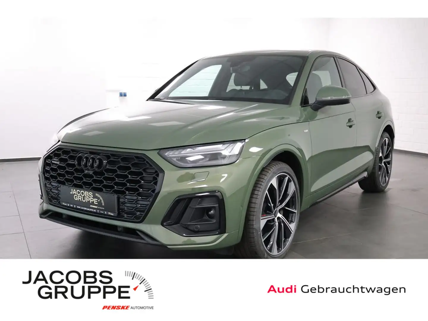 Audi Q5 Sportback 40 TDI quattro S line Navi,Matri Grün - 1