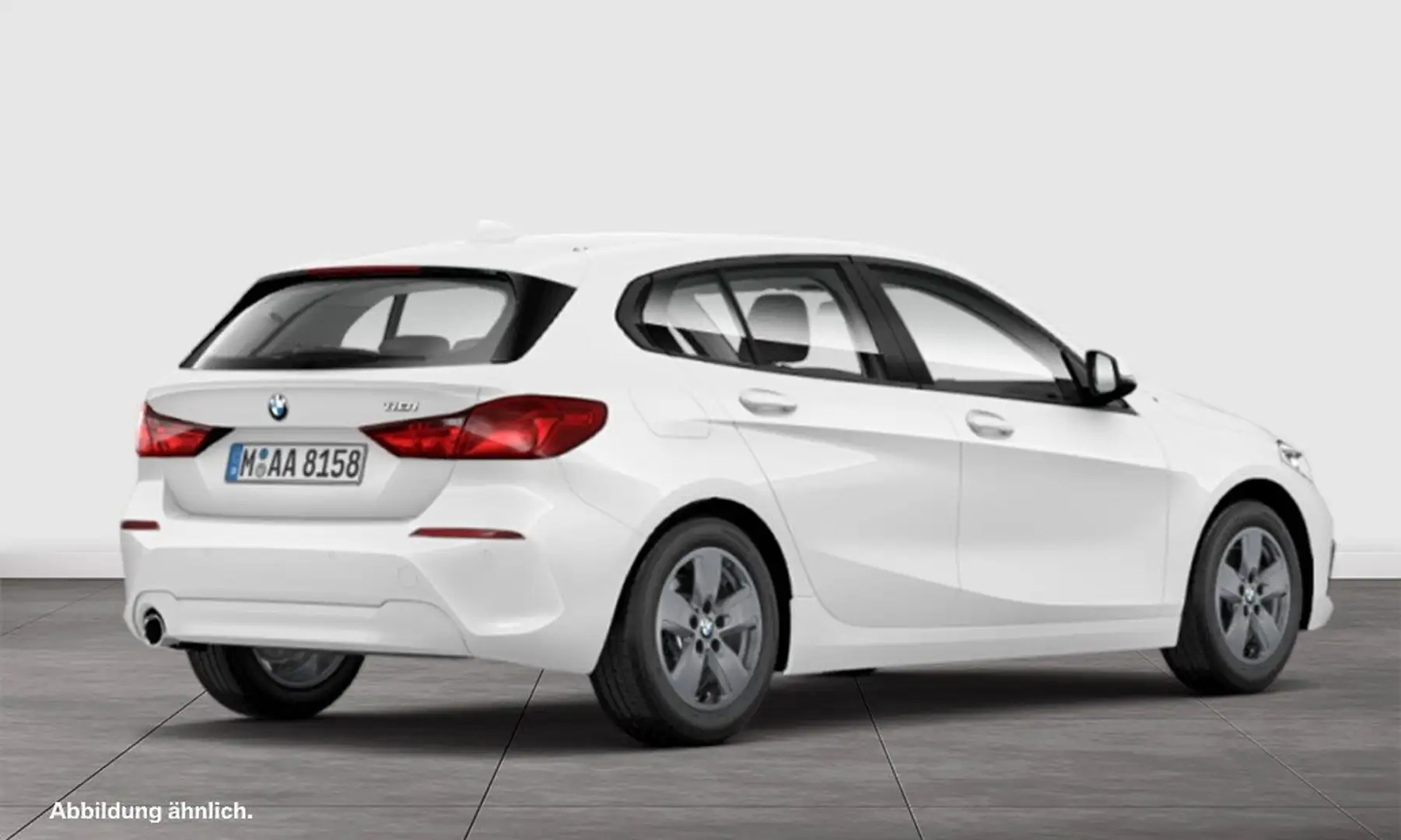 BMW 118 i NAVI PDC V+H DAB Tempomat Klima Weiß - 2