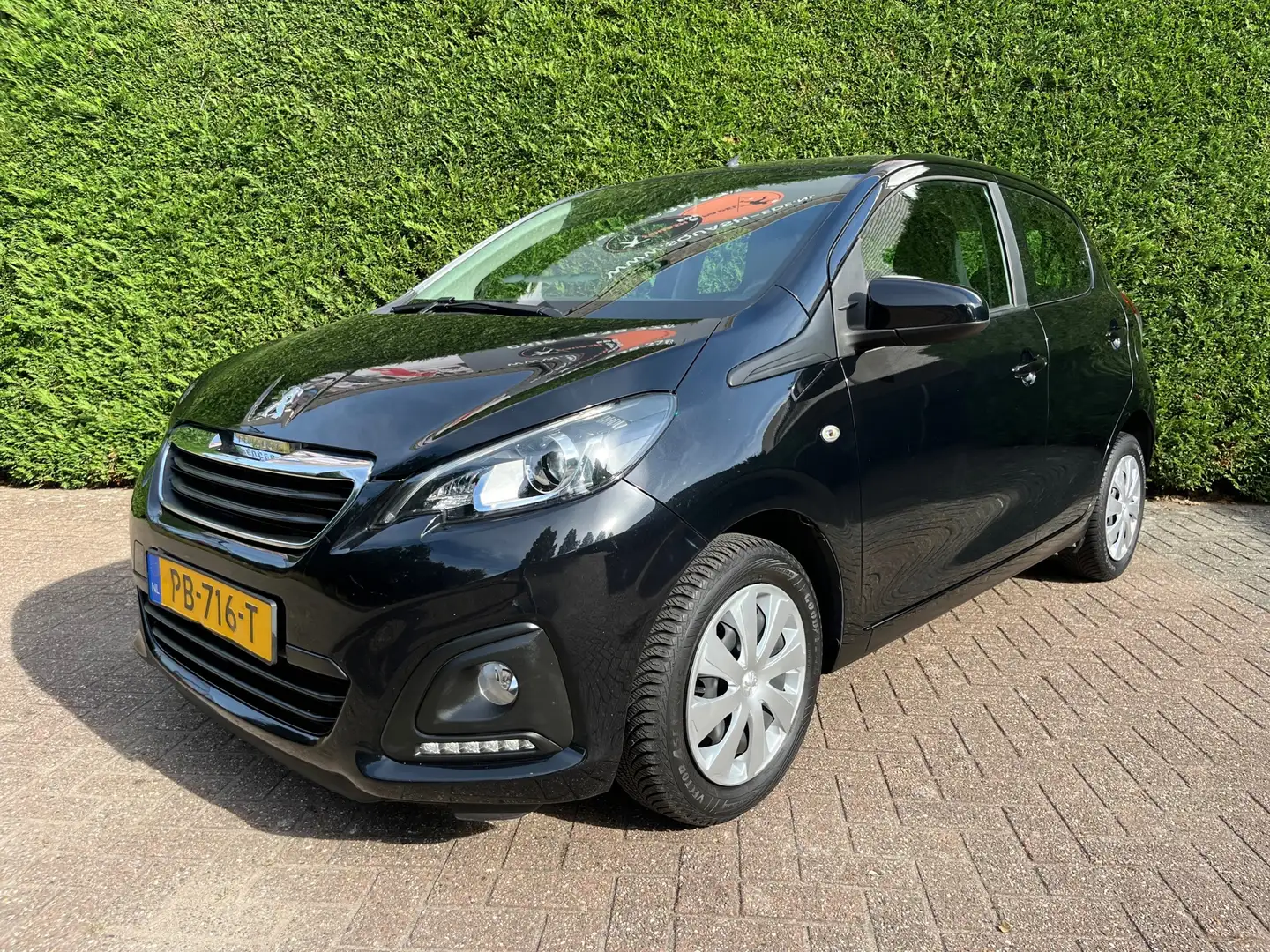 Peugeot 108 1.0 e-VTi Active, Airco, Led, 5-drs, NAP ! Zwart - 1