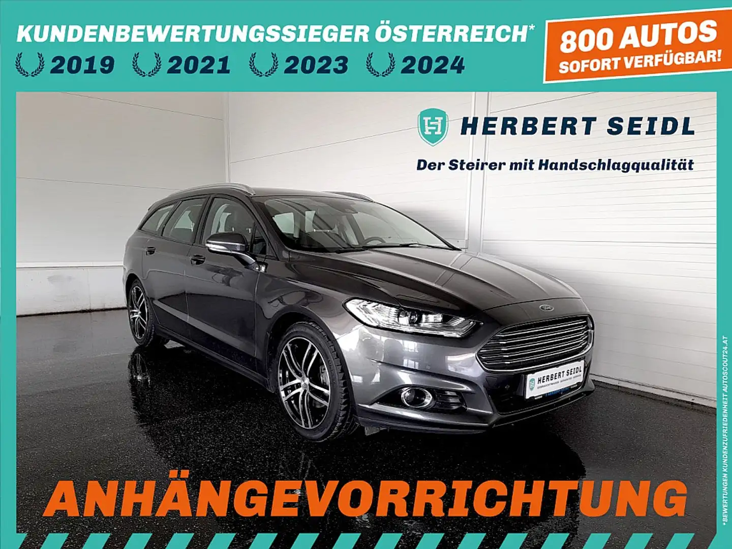 Ford Mondeo Turnier Business Plus 2,0 TDCi Aut. *LED / NAVI... Grau - 1