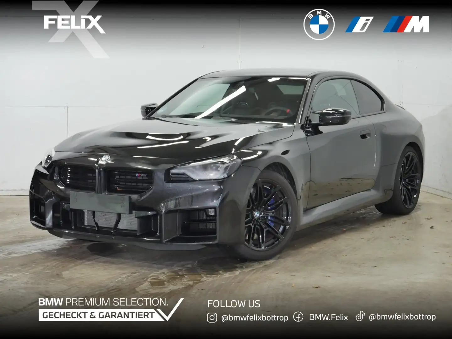 BMW M2 Coupé FACELIFT/LCI+480PS+LIVE COCKPIT PRO+HEAD UP Schwarz - 1