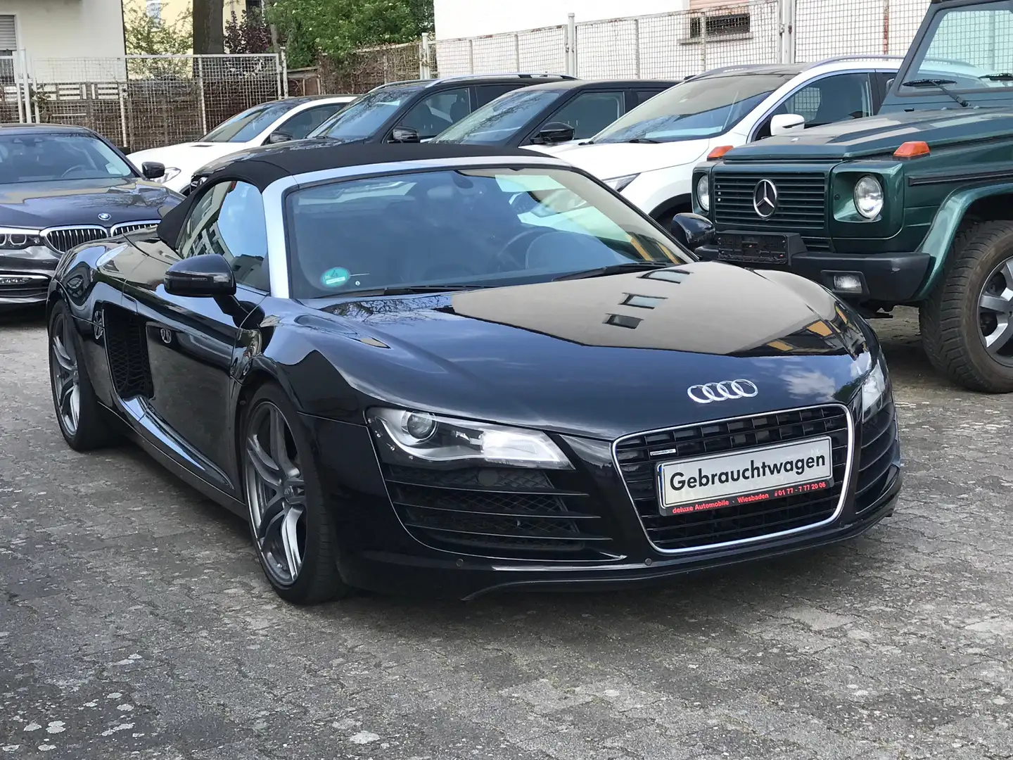 Audi R8 Spyder 4.2 FSI quattro*B&O*NAVI./CAM.*LEDER* Negro - 1