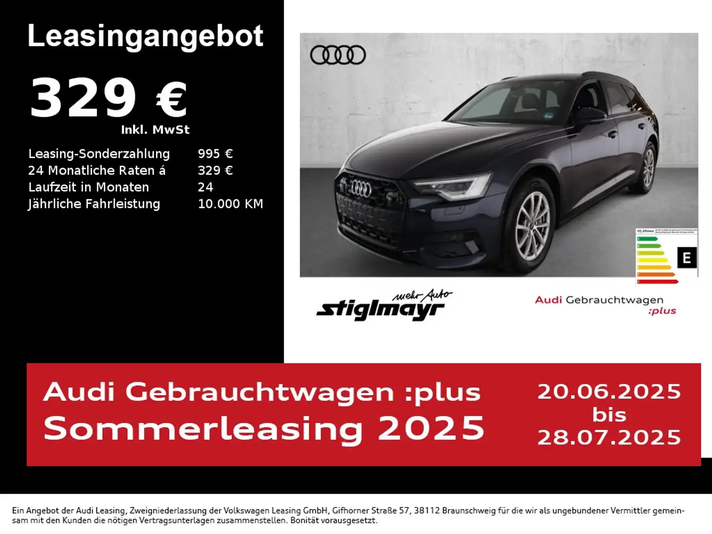 Audi A6 Avant advanced 40 TDI ACC+HUD+MATRIX+NAVI Blau - 1