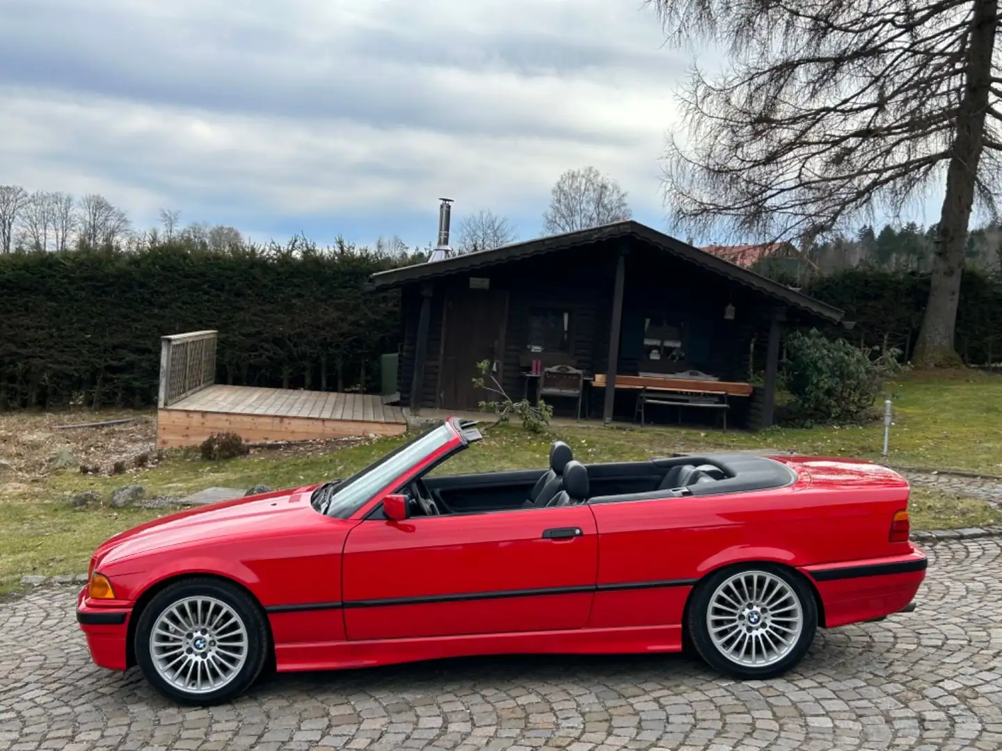 BMW 325 i Cabrio,192PS,5Gang,2Hand,132tkm!!! Rouge - 1