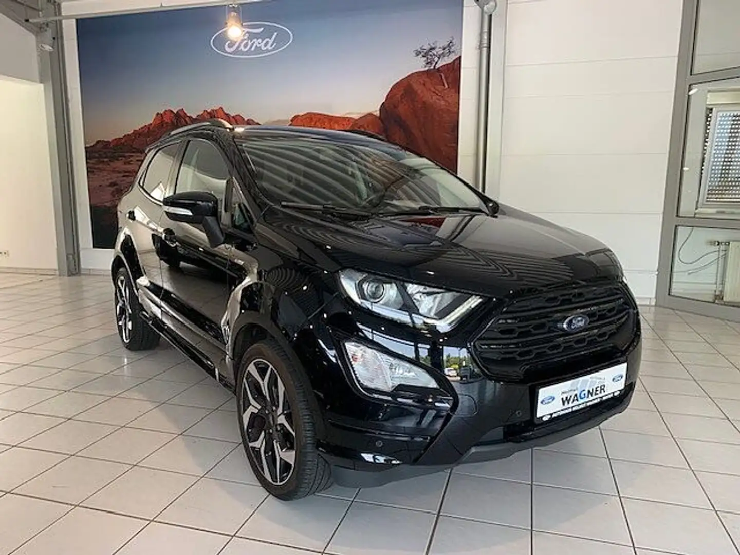 Ford EcoSport 1.0  ST-LINE/TWA/RFK/SD/XENON Schwarz - 1