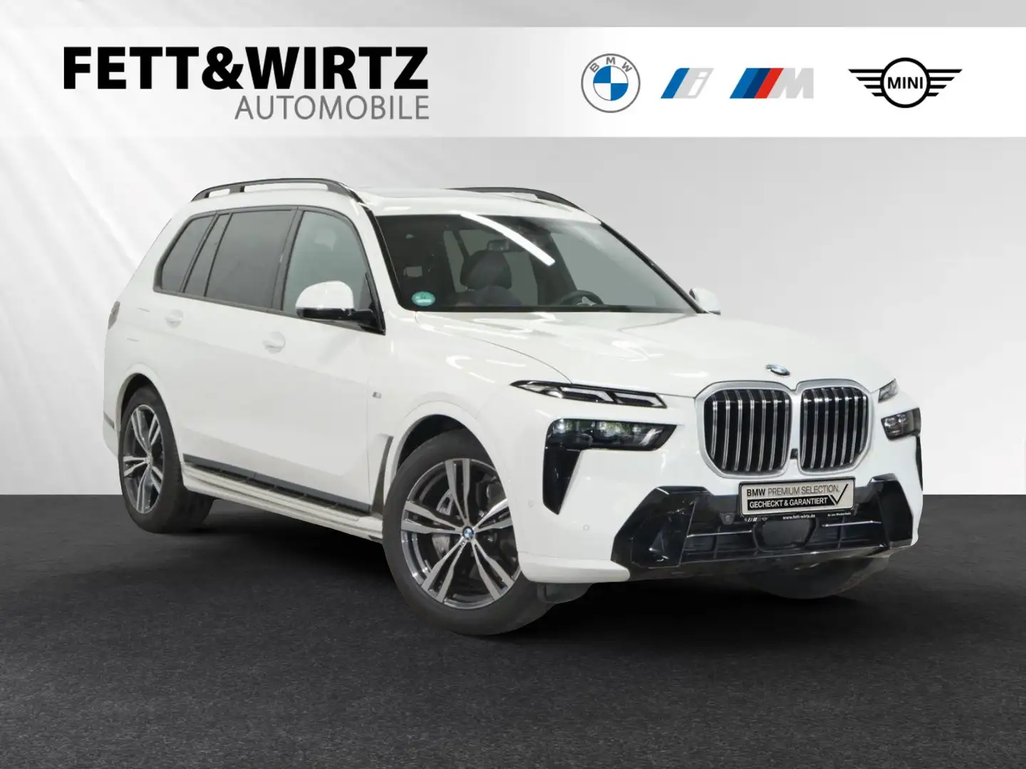BMW X7 xDrive40i M Sport|AHK|SkyLounge|Autobahnass. Blanc - 1