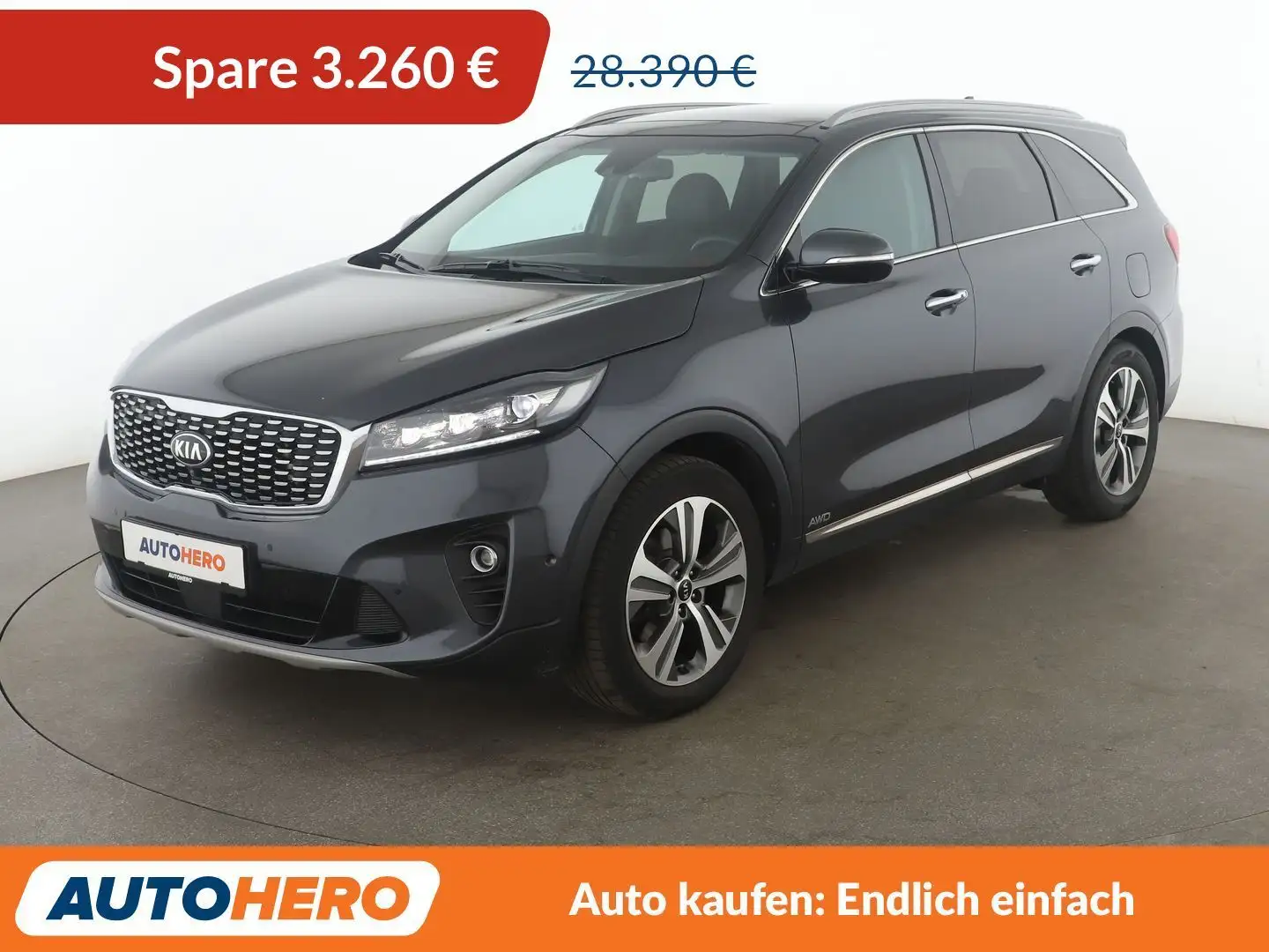 Kia Sorento 2.2 CRDi Platinum Edition 4WD Aut.*NAVI*LED*CAM Grau - 1
