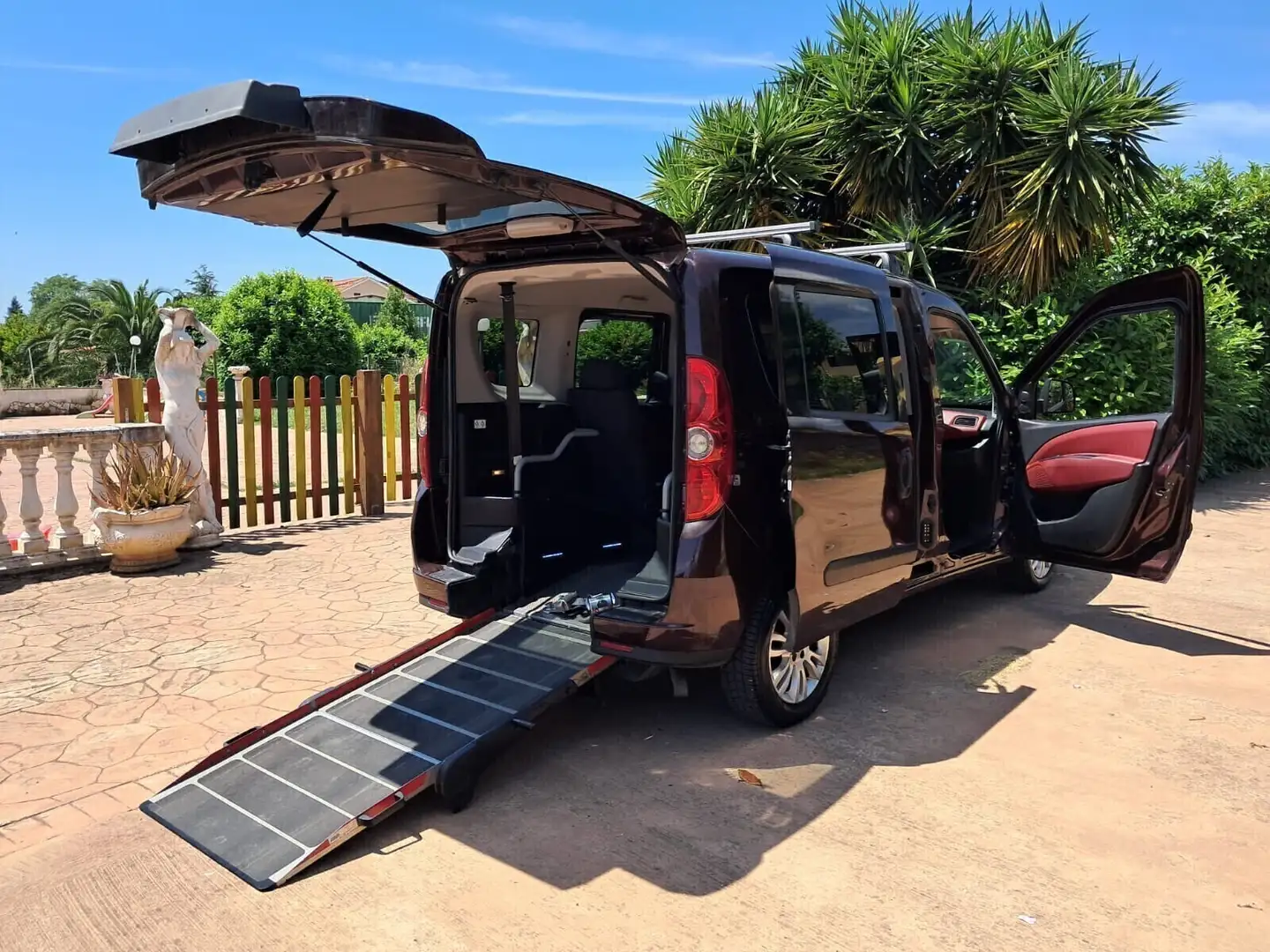 Fiat Doblo Doblò 1.6 mjet PIANALE RIBASSATO TRASPORTO DISABI Rot - 1