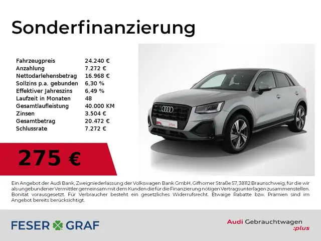 2020 Audi Q2 in Silver for sale