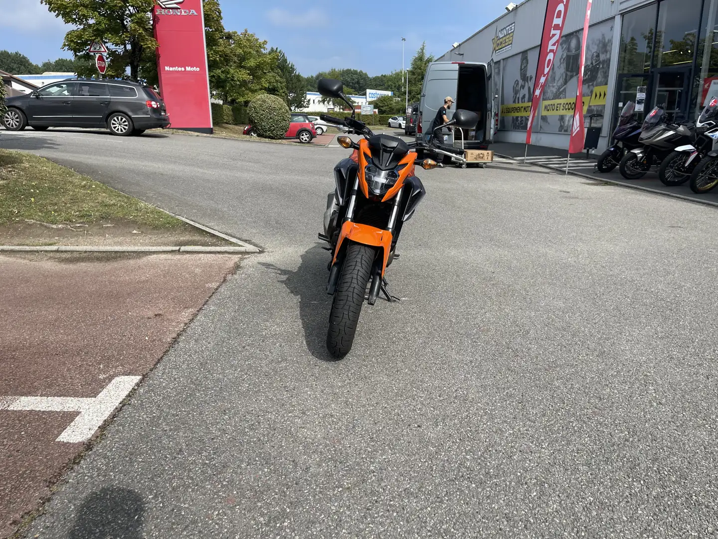 Honda CB 500 Orange - 2