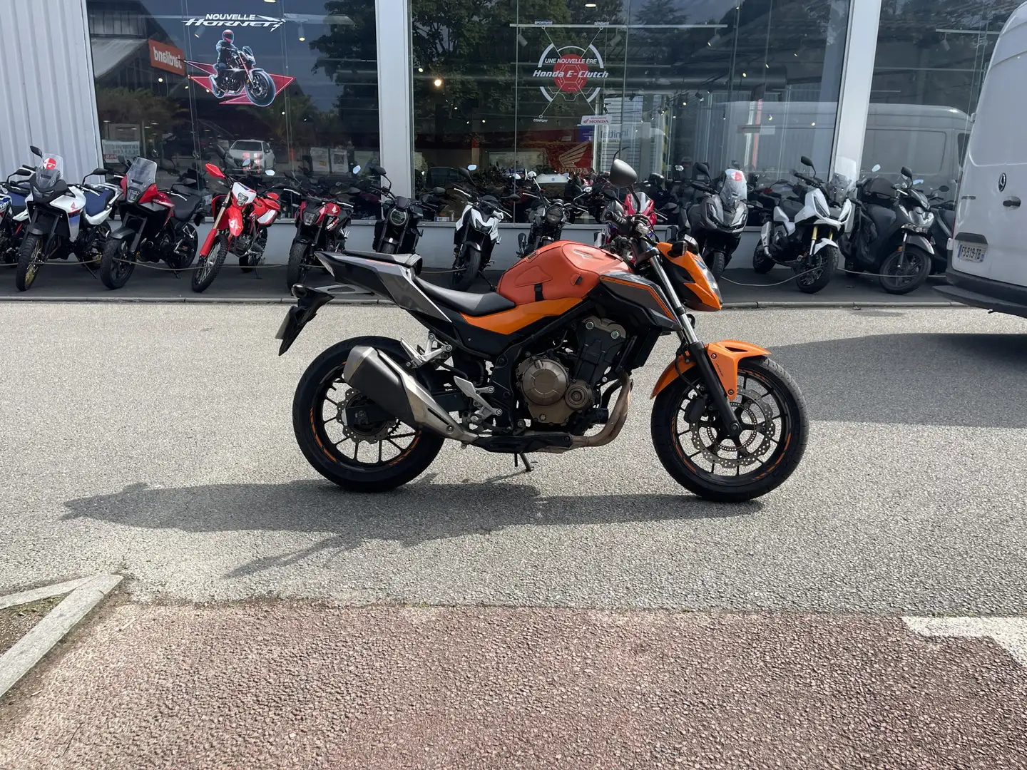 Honda CB 500 Orange - 1