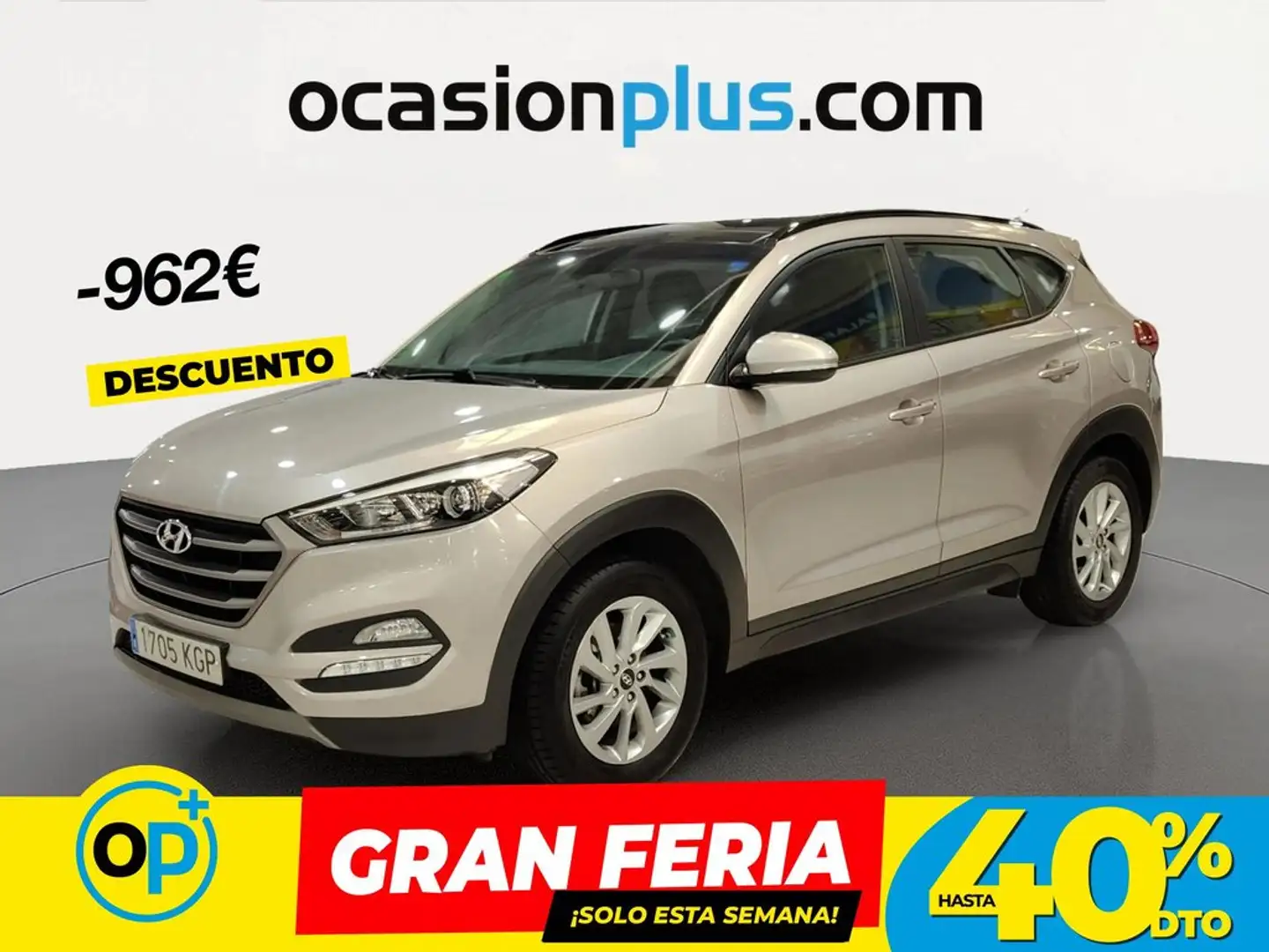 Hyundai TUCSON 1.7CRDI BD 25A Sky 4x2 115 Gris - 1