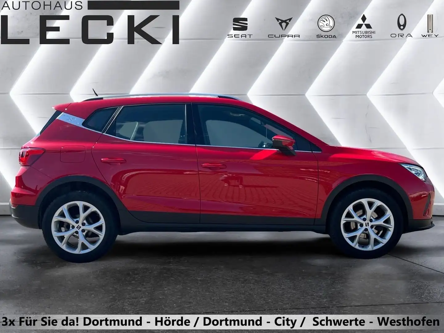 SEAT Arona FR 1.0TSI DSG *WINTERPAKET*NAVI*BLUETOOTH*F-LINK* Rot - 2