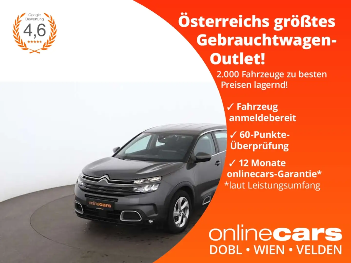 Citroen C5 Aircross 1.5 BlueHDi 130 Shine Aut LED NAVI Grau - 1