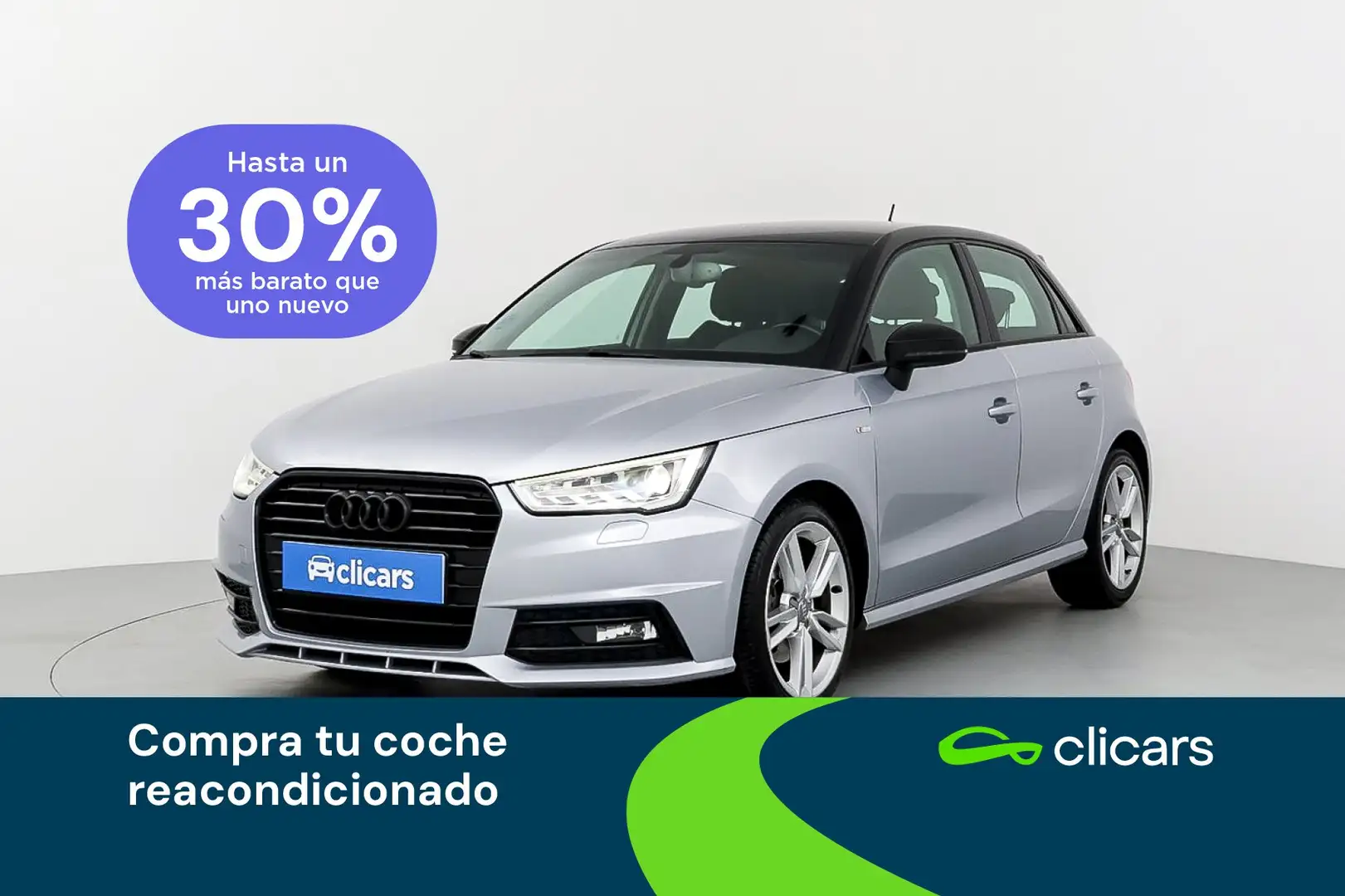 Audi A1 Sportback 1.6TDI Adrenalin2 Plateado - 1