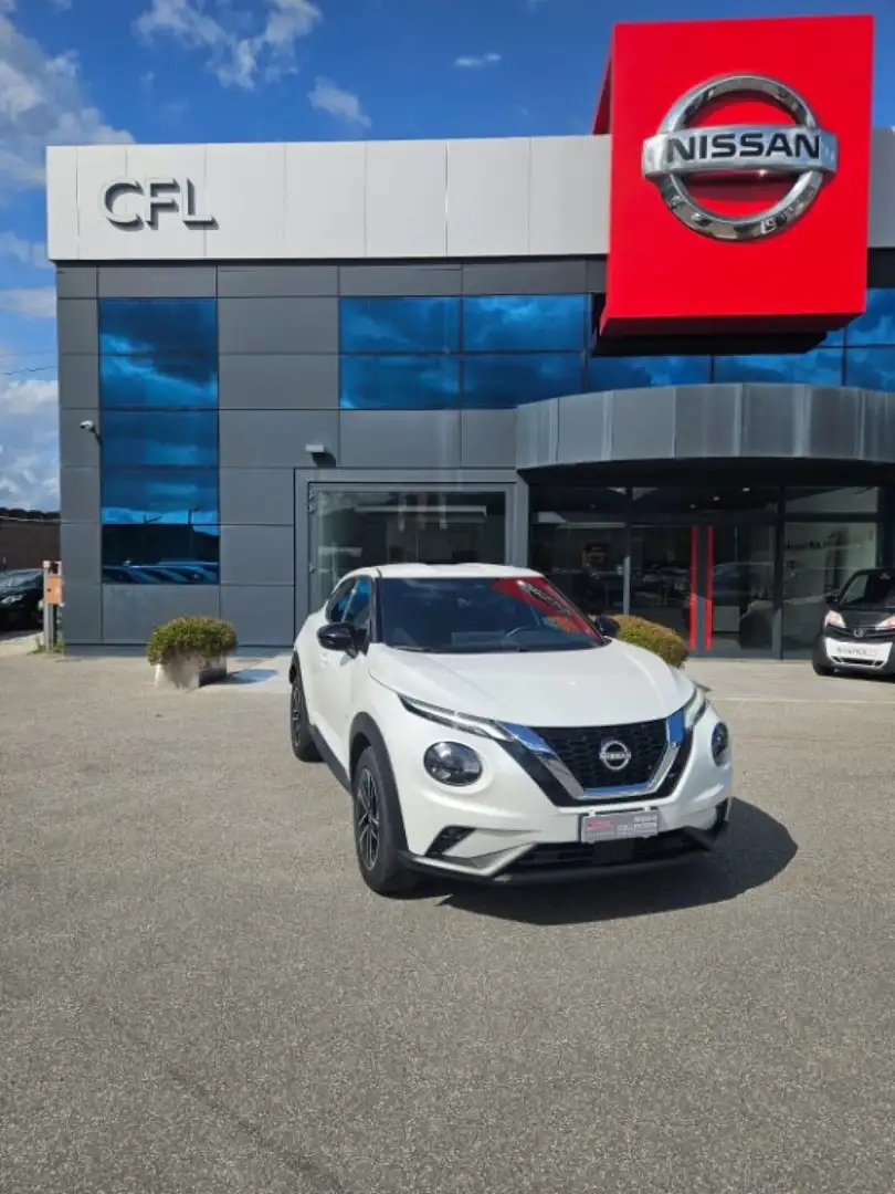 Nissan Juke 1.0 DIG-T 114 CV N-Connecta Blanc - 1