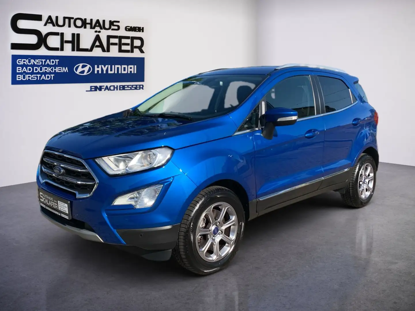 Ford EcoSport 1.0 EcoBoost Titanium Automatik Blau - 1