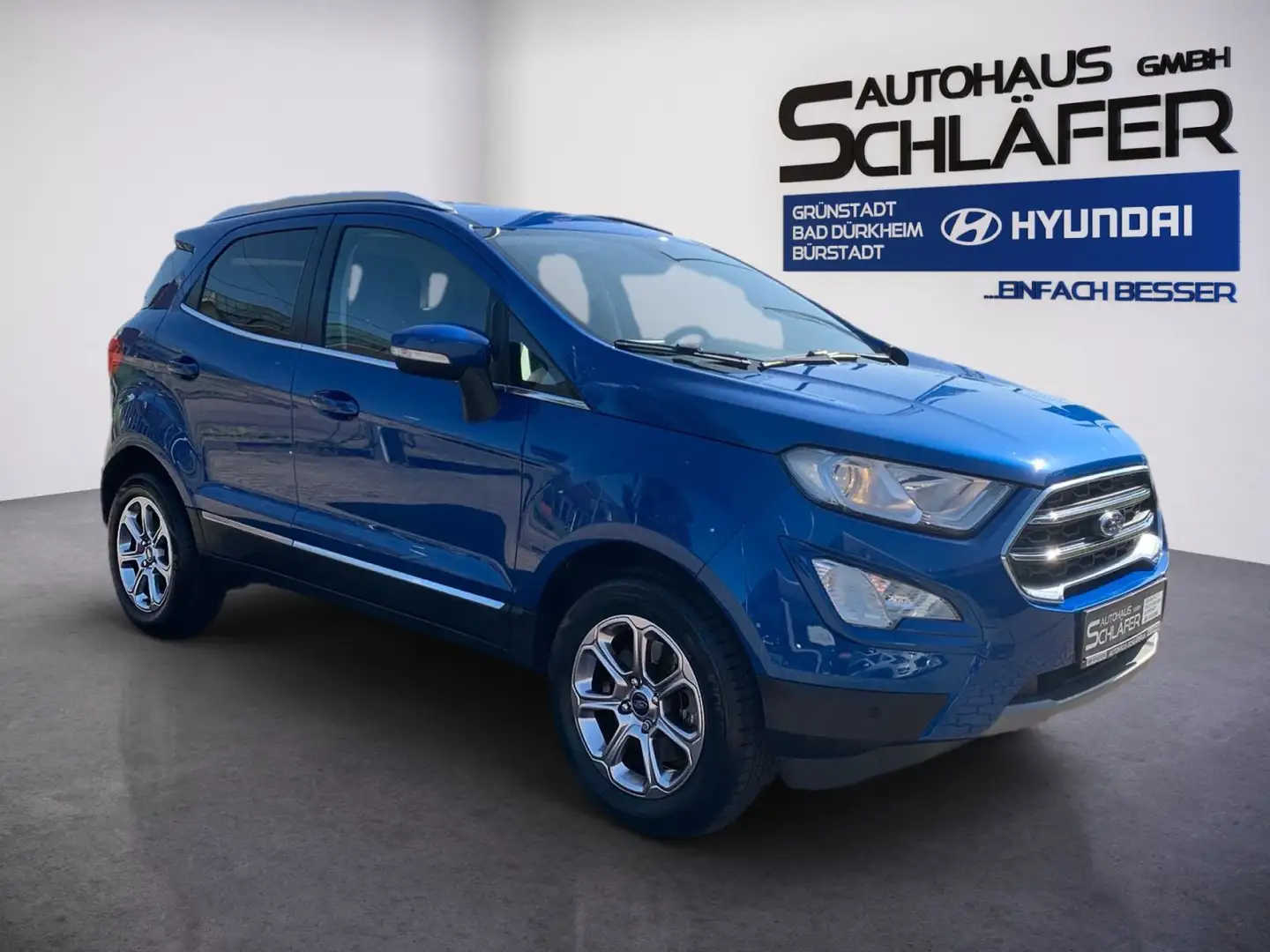 Ford EcoSport 1.0 EcoBoost Titanium Automatik Blau - 2