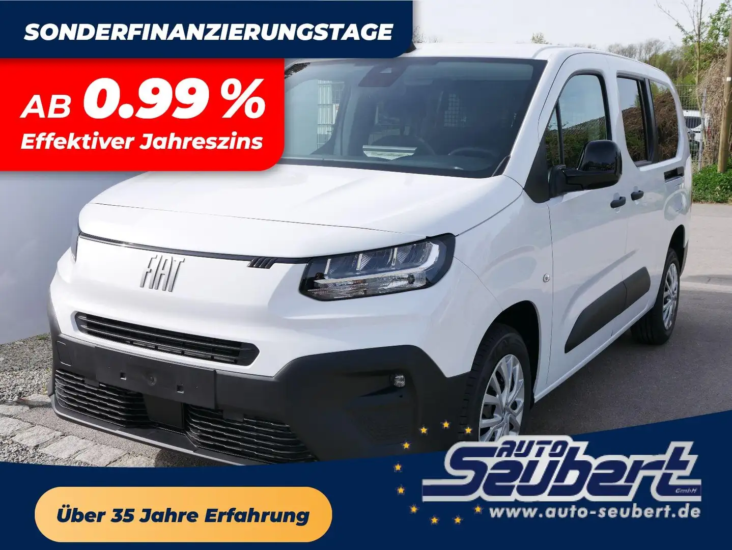 Fiat Doblo Combi L2 1.5 BlueHDI *PDC HINTEN*KLIMA*DAB*TEMPOMA Weiß - 1