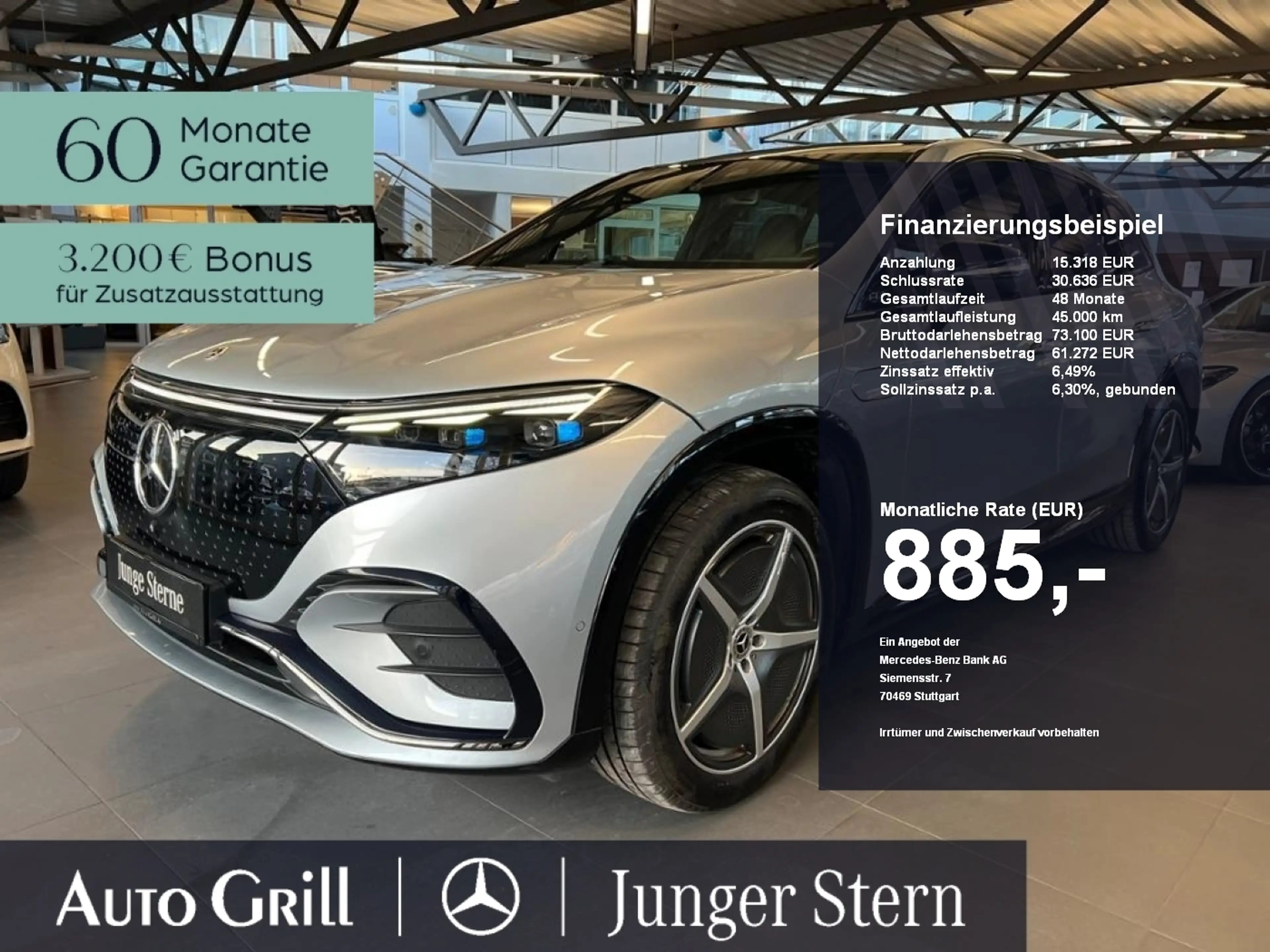 Mercedes-Benz EQS SUV 450 4M  AMG Night Premium Airmatic 360
