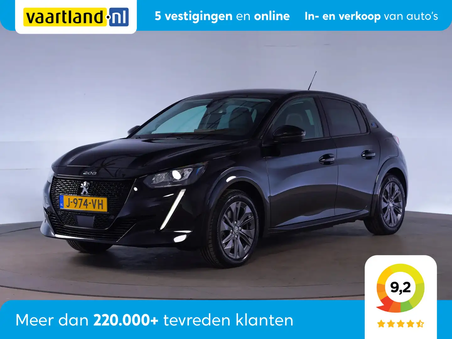 Peugeot e-208 EV Allure 50 kWh [ Panorama LED Stoelverwarming ] Zwart - 1