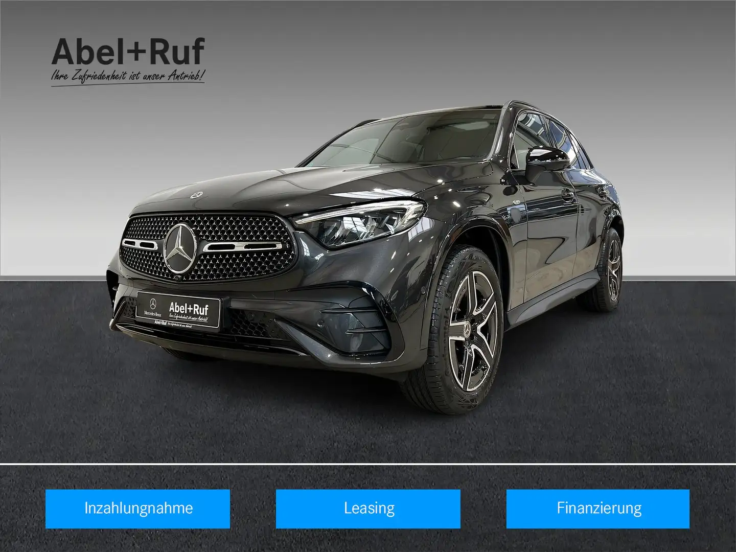 Mercedes-Benz GLC 300 de 4M AMG+DISTR+NIGHT+Pano+TotW+AHK+360° Grau - 1