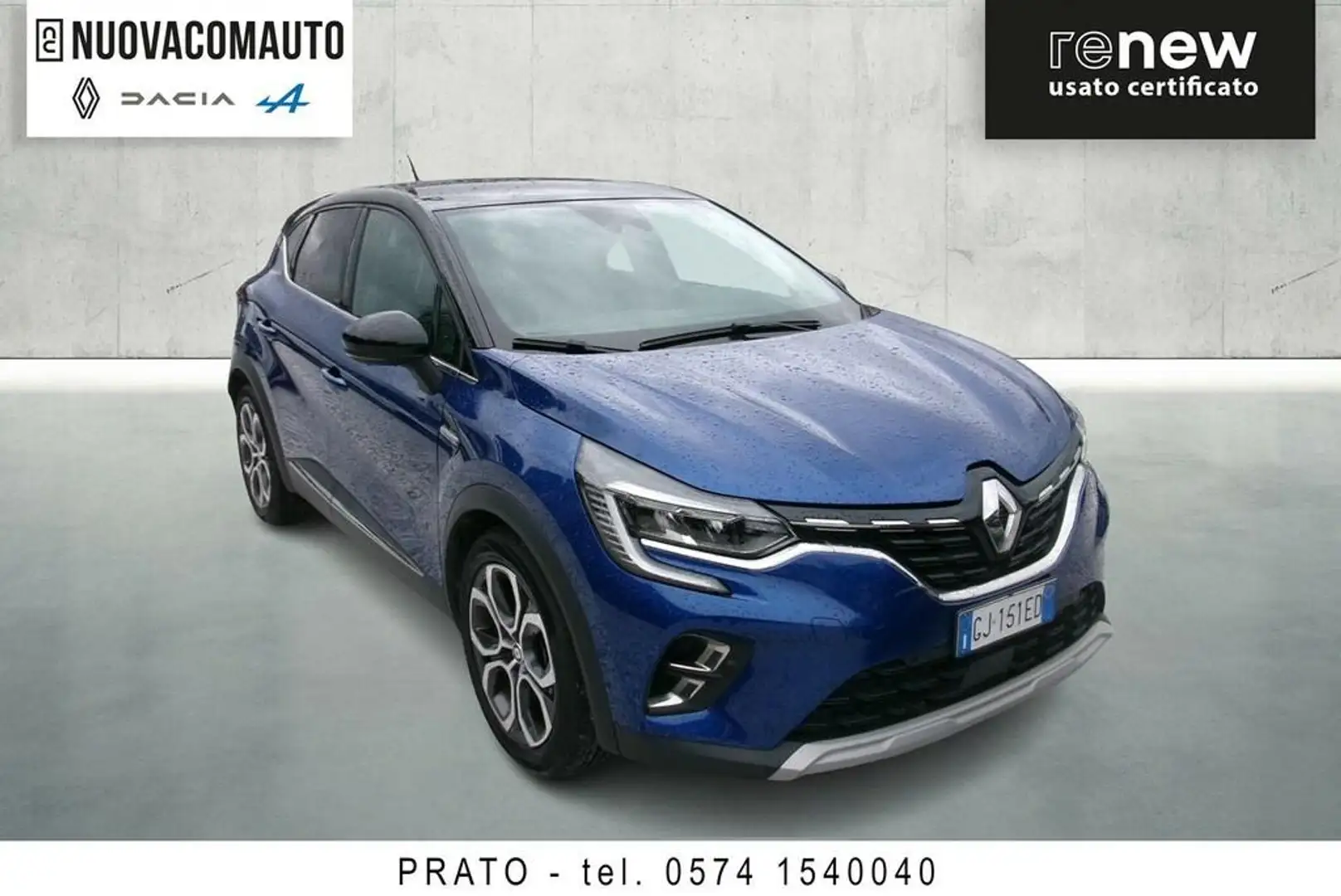 Renault Captur 1.6 hybrid Intens E-Tech 145cv auto Blu/Azzurro - 2