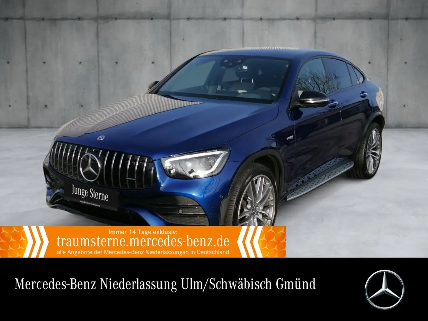 Mercedes-Benz GLC 43 AMG GLC 43 Coupé 4M AMG+NIGHT+360+AHK+MULTIBEAM+STHZG Bleu - 1