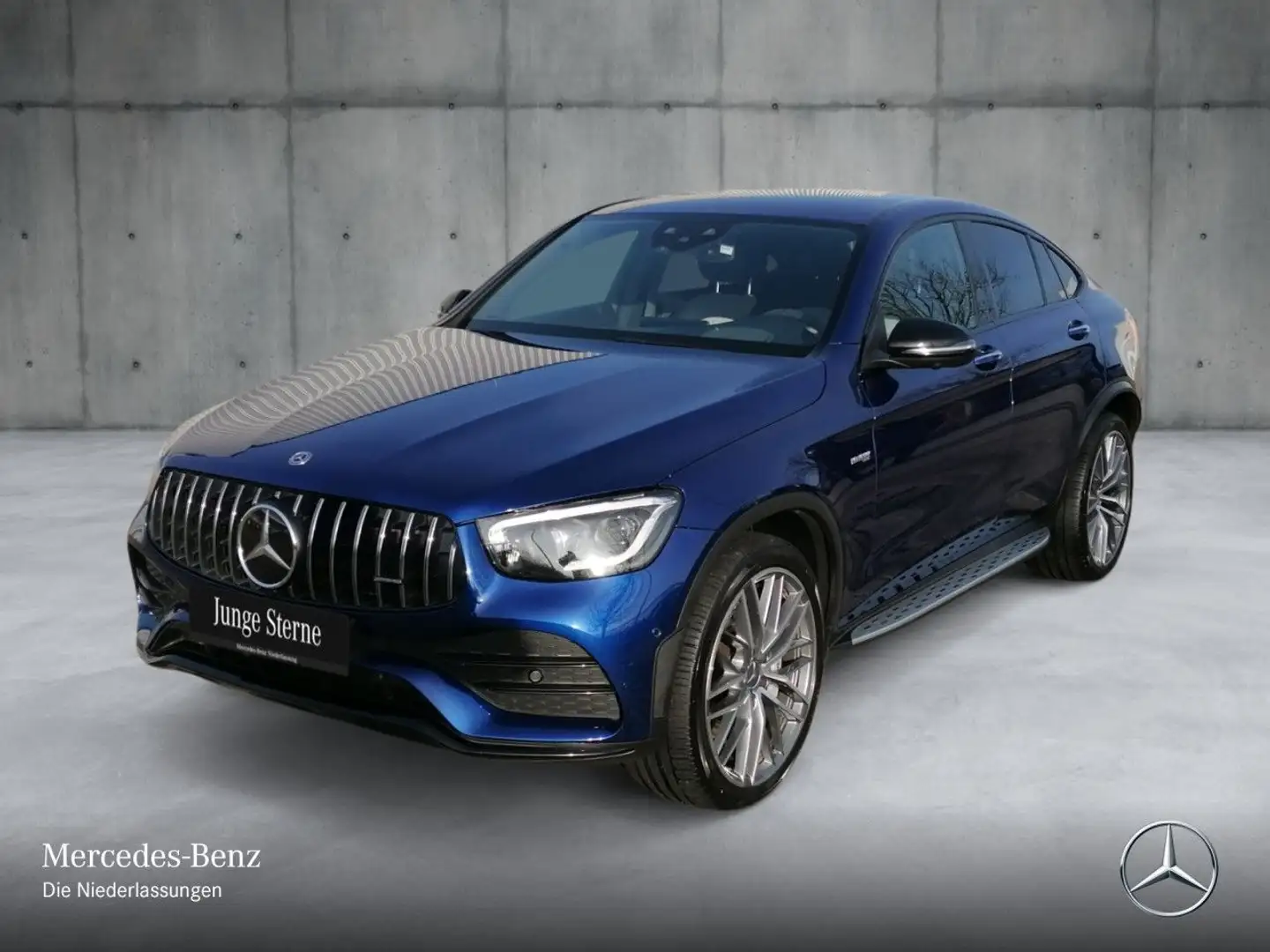 Mercedes-Benz GLC 43 AMG GLC 43 Coupé 4M AMG+NIGHT+360+AHK+MULTIBEAM+STHZG Bleu - 2