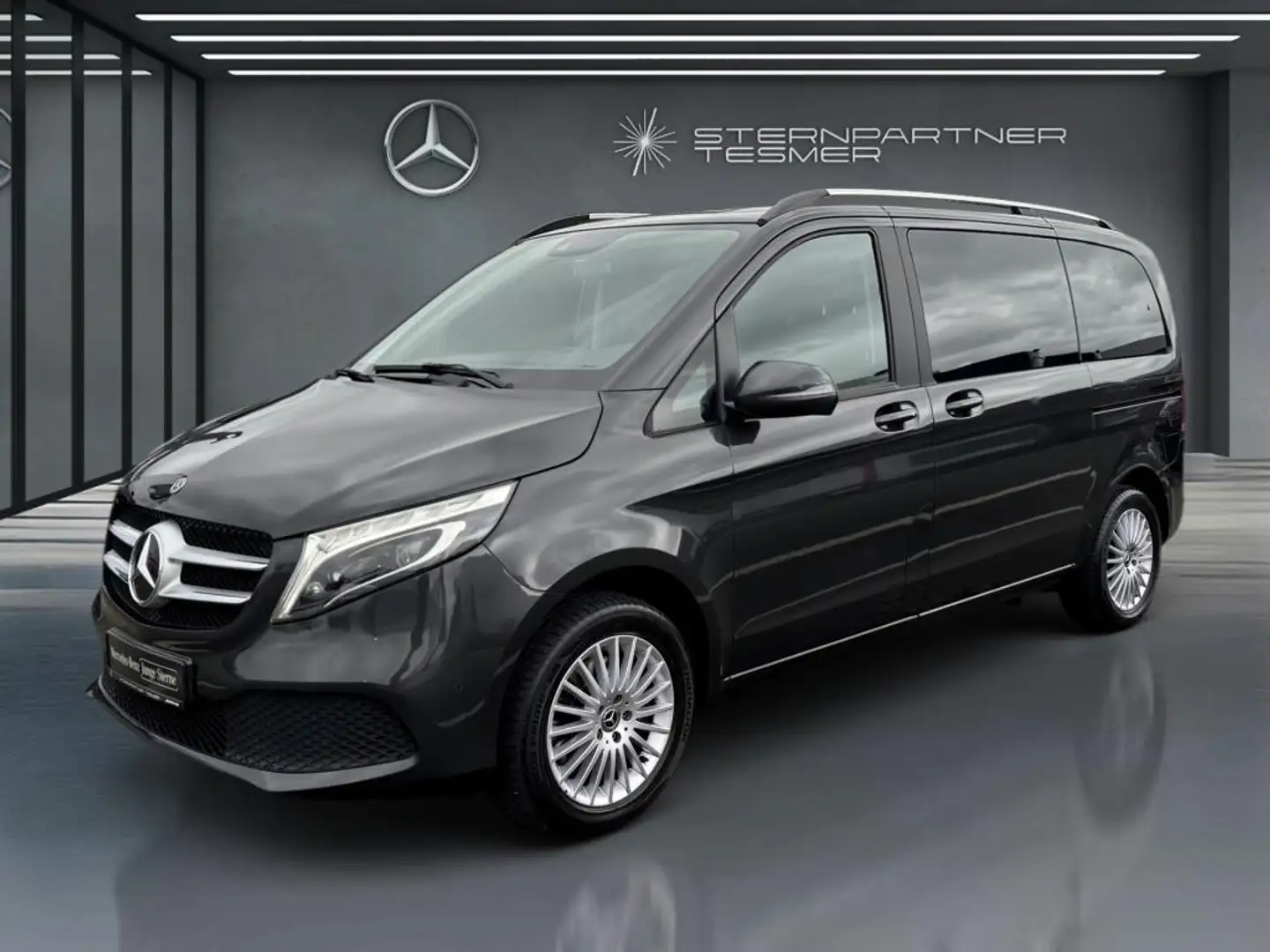 Mercedes-Benz V 220 d EDITION Kompakt AHK+LED+el. Türen Grijs - 1